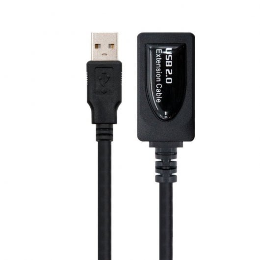 Nanocable USB 2.0 Verlängerungskabel Typ A Stecker/Buchse 5m Schwarz