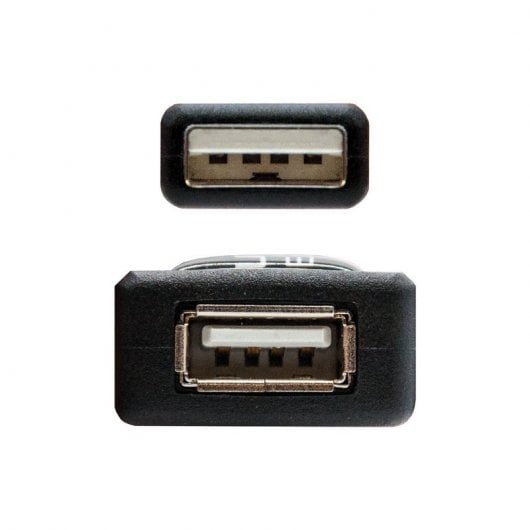 Nanocable USB 2.0 Verlängerungskabel Typ A Stecker/Buchse 5m Schwarz