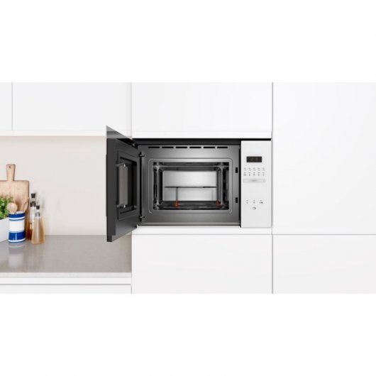 Balay 3CG5175B0 Microondas Integrable con Grill 25L 900W Cristal Blanco