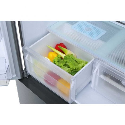 Haier HTF-458DG6 Frigorífico Americano F Acero Inoxidable