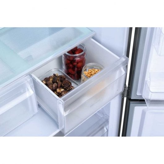 Haier HTF-458DG6 Frigorífico Americano F Acero Inoxidable