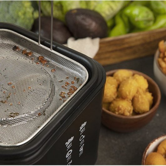 Friteuse électrique Cecotec CleanFry Infinity 1500 noire 1,5L 900W