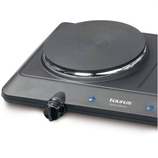 Taurus Volcán Duo Tragbare Elektroplatte 2 Zonen 2250W