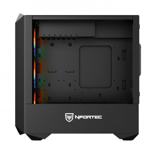 Nfortec Synistra Cristal Templado USB 3.0 RGB Negro