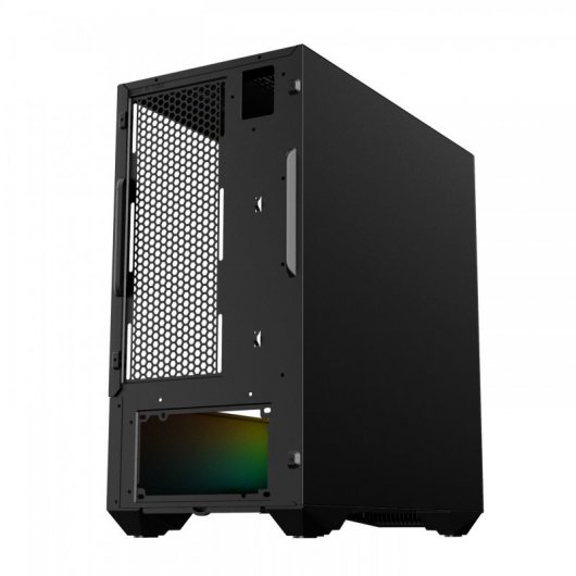 Nfortec Synistra Cristal Templado USB 3.0 RGB Negro