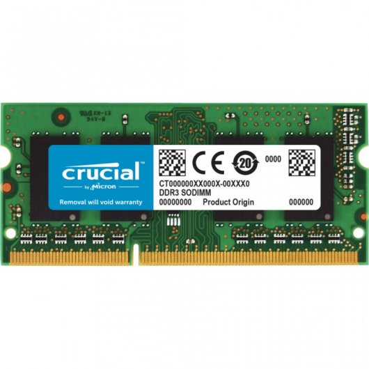 Crucial CT4G3S1067M SO-DIMM DDR3 1066Mhz PC3-8500 4GB CL7