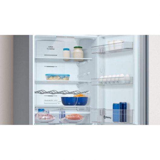 Balay 3KFE565WI Kombi-Kühlschrank E Weißglas