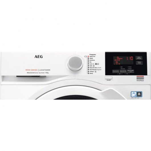 AEG T8DBG861 Secadora Bomba de Calor de Carga Frontal 8Kg A+++ Blanco