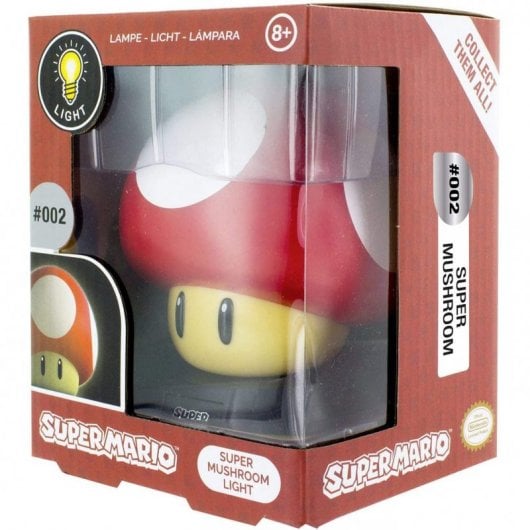 Lampada Icona Paladone Super Fungo Mario Bros