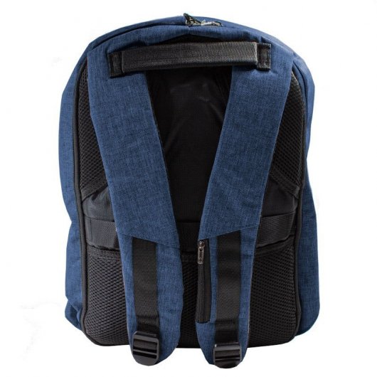 Cool Memphis 15"-16" Laptop Backpack Noir/Bleu