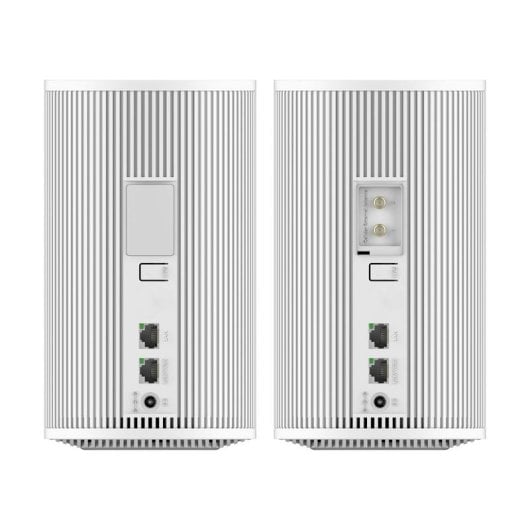 Routeur sans fil Minix P2 Wi-Fi 6 double bande 5G Ethernet blanc