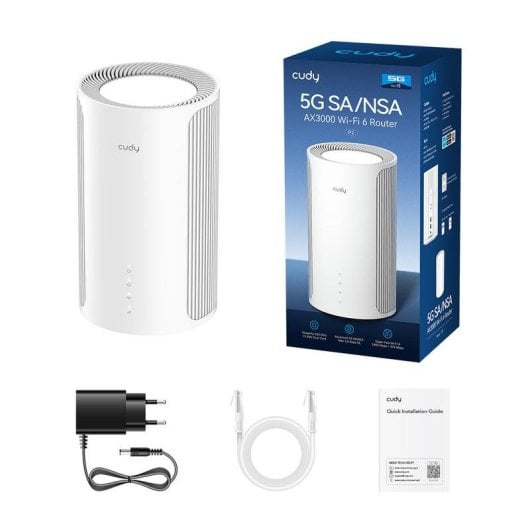 Routeur sans fil Minix P2 Wi-Fi 6 double bande 5G Ethernet blanc