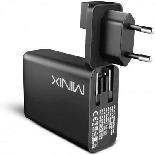 Minix P2 Carregador 4 Portas USB 3.0/Tipo-C 100W