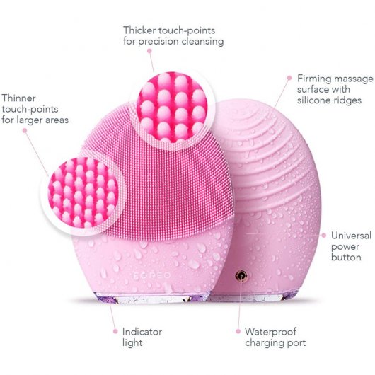 Foreo Luna 3 Limpiador Facial de Pieles Normales Rosa