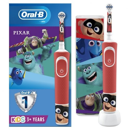 Oral-B Kids D100 Pixar Cepillo Eléctrico para Niños + Estuche