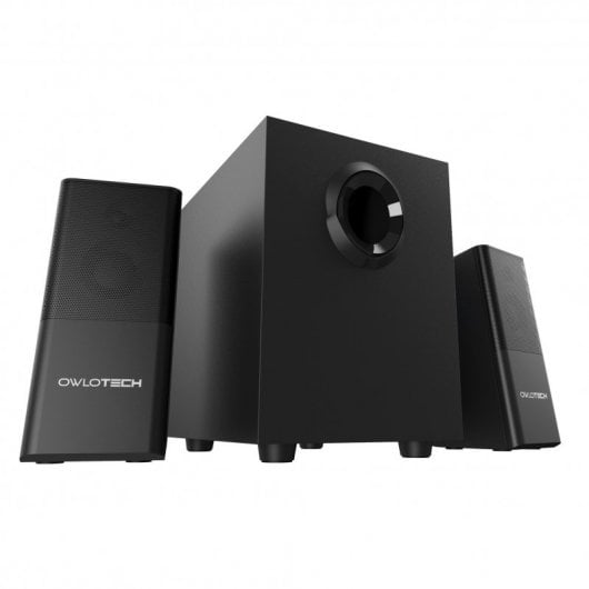 Owlotech Speakers Next 2.1 Altavoces con Subwoofer Negro
