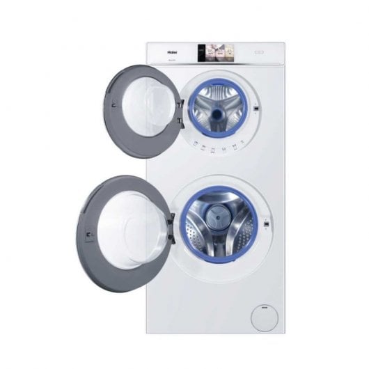 Haier Duo Dry HWD120-B1558U Lavasecadora Carga Frontal 12Kg/4Kg A Blanca