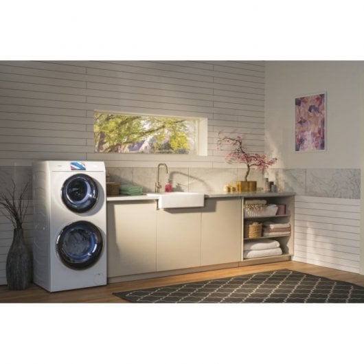 Haier Duo Dry HWD120-B1558U Lavasecadora Carga Frontal 12Kg/4Kg A Blanca