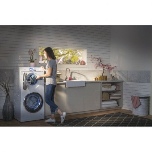 Haier Duo Dry HWD120-B1558U Lavasecadora Carga Frontal 12Kg/4Kg A Blanca