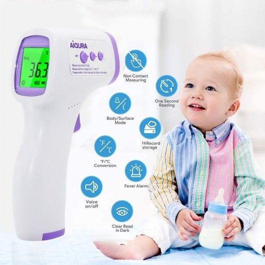 Aiqura AD-801 Termómetro Digital Infrarrojos
