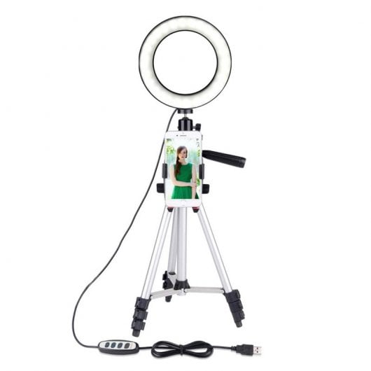Avizar Triposmart Smartphone-Stativ mit 360° verstellbarem LED-Ring
