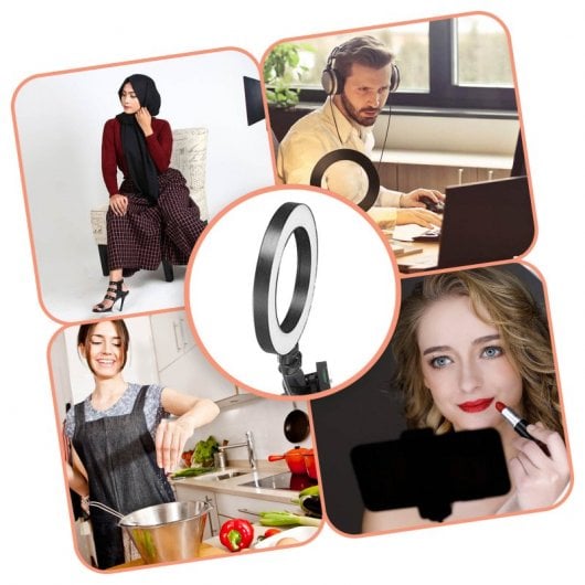 Avizar Triposmart Smartphone-Stativ mit 360° verstellbarem LED-Ring