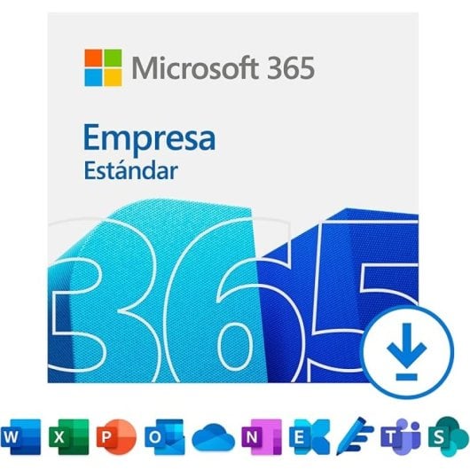 Microsoft 365 Empresa Estándar - 12 Meses - PC/MAC - Descarga Digital