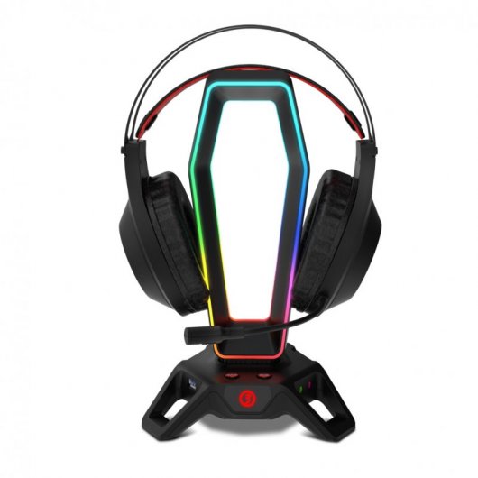 Ozone Portal Soporte para Auriculares RGB con Sonido Virtual Envolvente 7.1