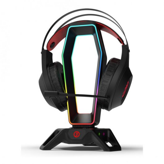 Ozone Portal Soporte para Auriculares RGB con Sonido Virtual Envolvente 7.1