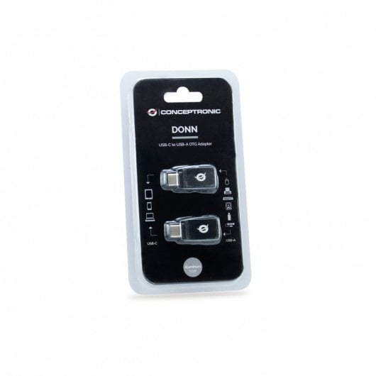 Conceptronic Donn Adaptador USB-C OTG a USB-A 2x Unidades