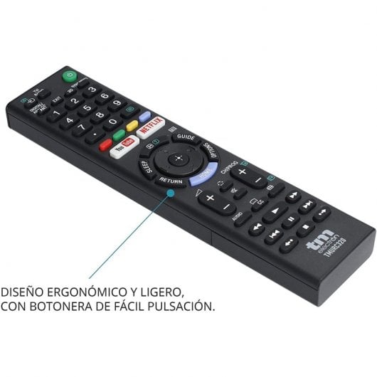 TM Electron TMURC320 Mando a Distancia Universal Compatible con Televisores Sony