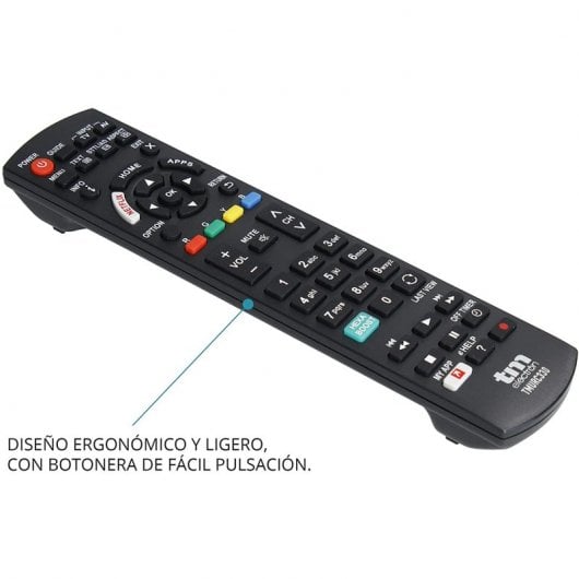 TM Electron TMURC330 Mando a Distancia Universal Compatible con Televisores Panasonic