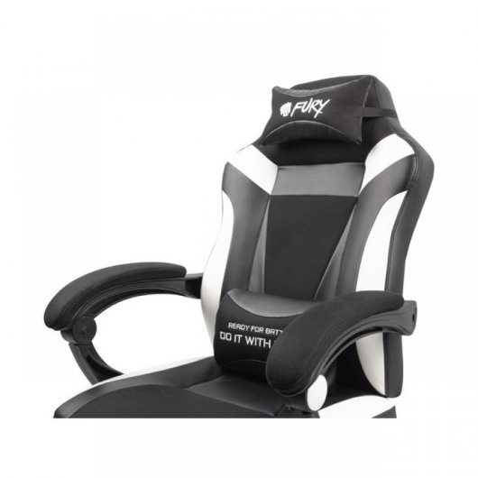 Fury Avenger M Plus Cadeira Gaming Branca/Preta