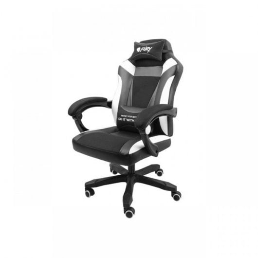 Sedia da gaming Fury Avenger M Plus bianca/nera