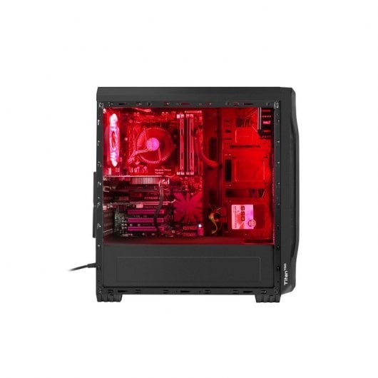 Genesis Titan 750 Red Vidro Temperado USB 3.2