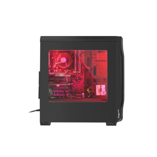Genesis Titan 750 Red Vidro Temperado USB 3.2