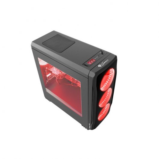 Genesis Titan 750 Red Vidro Temperado USB 3.2