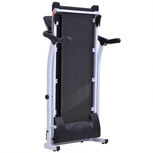 HomCom Cinta de Correr Plegable Negro/Blanco