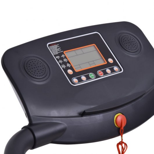 HomCom Cinta de Correr Plegable Negro/Blanco