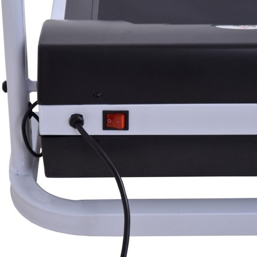 HomCom Cinta de Correr Plegable Negro/Blanco