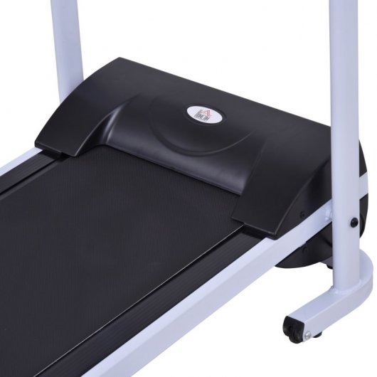 HomCom Cinta de Correr Plegable Negro/Blanco