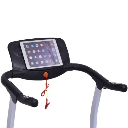 HomCom Cinta de Correr Plegable Negro/Blanco