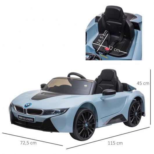 HomCom BMW i8 Coupé Coche Eléctrico Azul