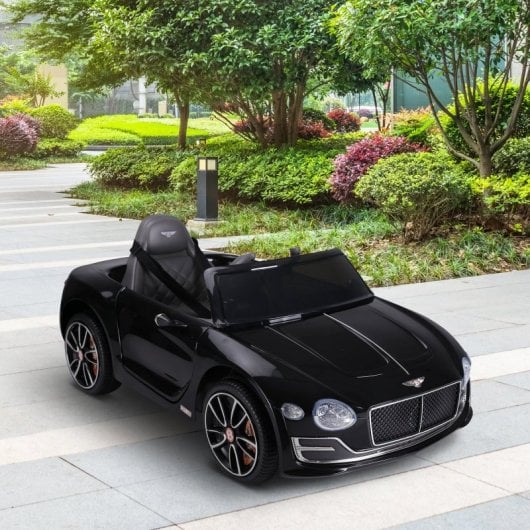 HomCom Bentley GT Coche Eléctrico Negro