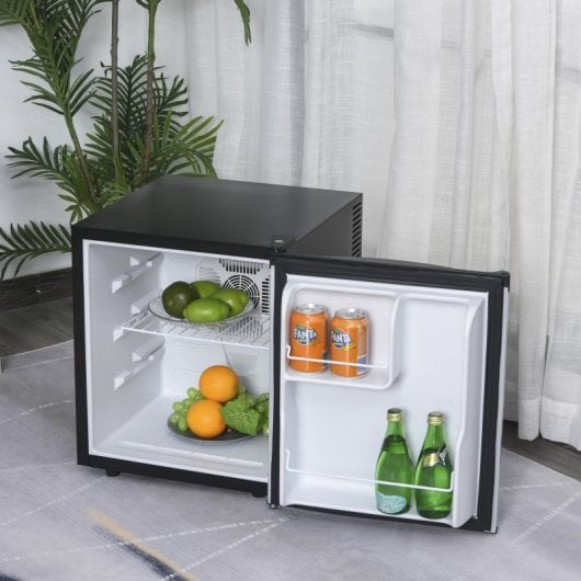 HomCom Mini Nevera 50L 70W A Inox