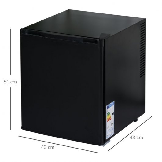 HomCom Mini Nevera 50L 70W A Negra