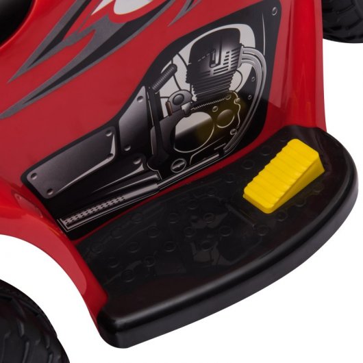 HomCom Triciclo Eléctrico Rojo con Maletero