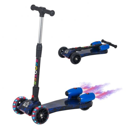HomCom Patinete Infantil Azul