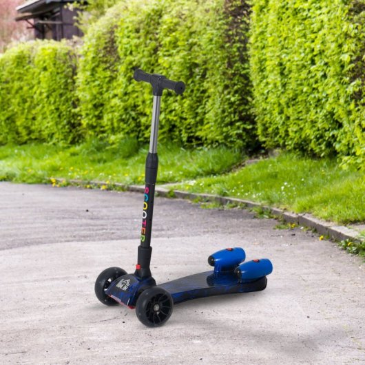 HomCom Patinete Infantil Azul