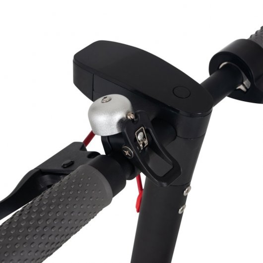 HomCom Patinete Eléctrico Plegable con Luz Negro